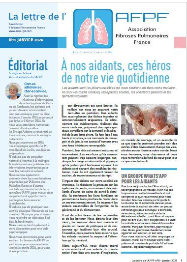Lettre de l' AFPF N°8 Janvier 2024