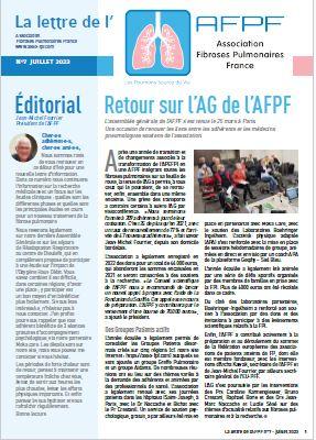 Lettre de l' AFPF N°7 Juillet 2023