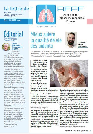 Lettre N°11 - juillet 2025