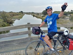 Bordeaux-Calais à vélo : Daniel a bouclé son défi 